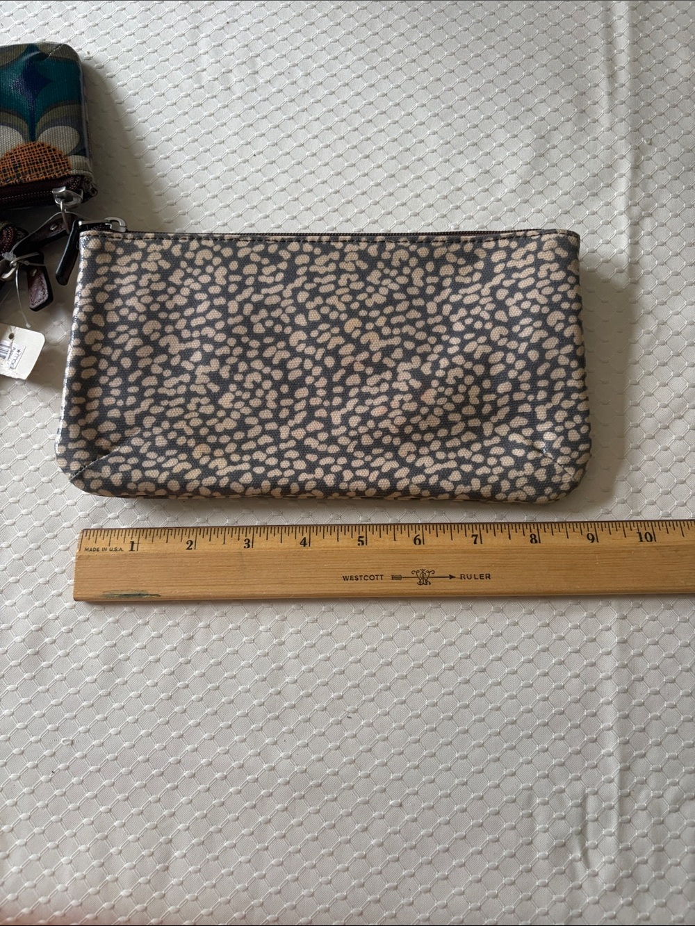 Fossil Floral Multi-Pouch Clutch with Pink Bow - Picture 4 of 7